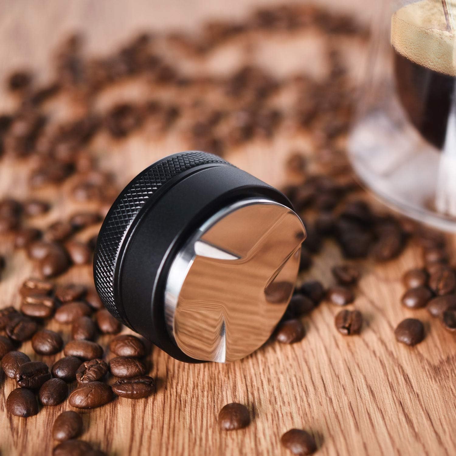SANTOW 58mm Espresso Distributor & Leveler – Adjustable Coffee Distribution Tool with 3 Angled Slopes – Fits 58mm Portafilters – Professional Barista Tamping Tool image 2