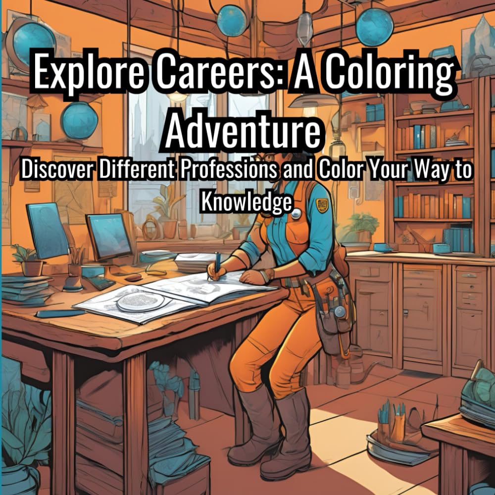 Explore Careers: A Coloring Adventure: Discover Different Professions and Color Your Way to Knowledge