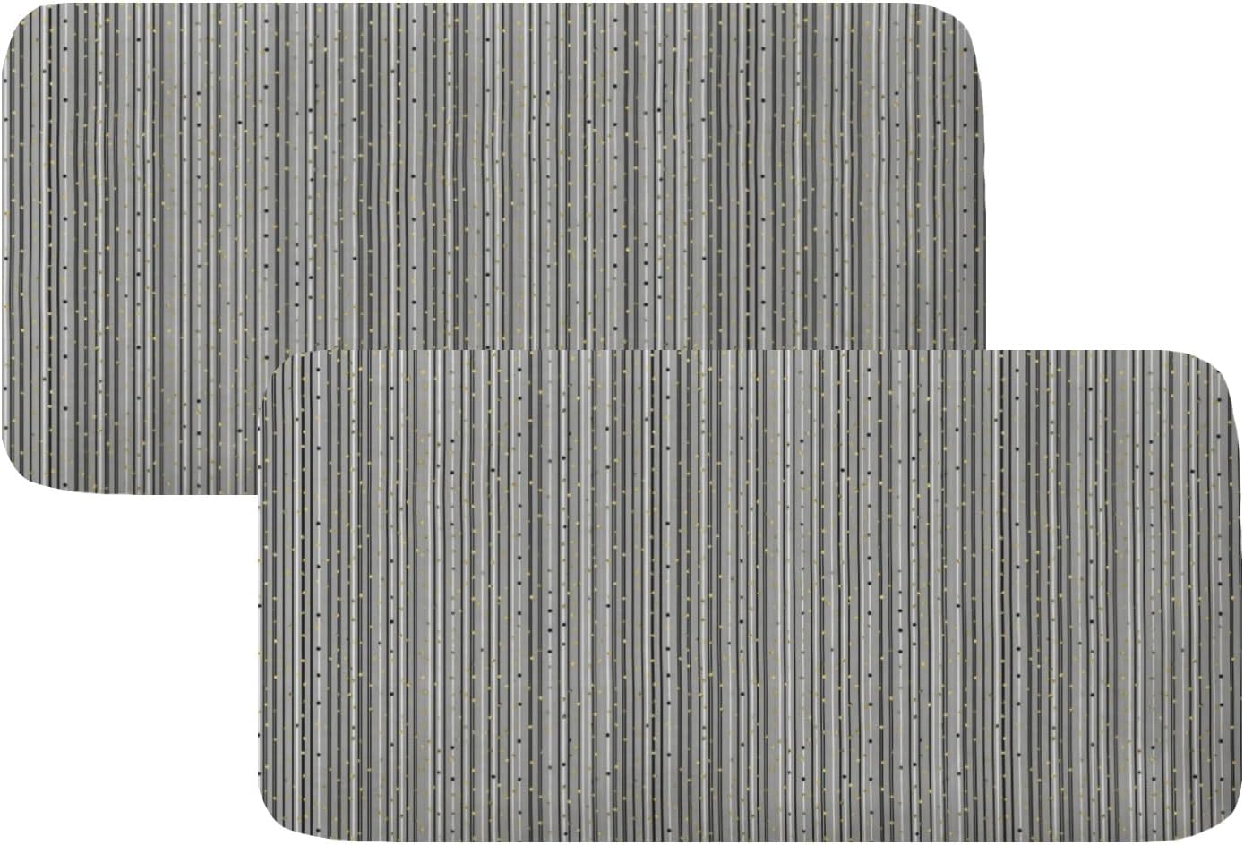 Stripe Heart Dots Loveseat Covers Couch Covers for 2 Cushion Couch, 2-Piece Stretch Sofa Slipcovers Anti-Slip Washable Furniture Protectors for Dogs Pets