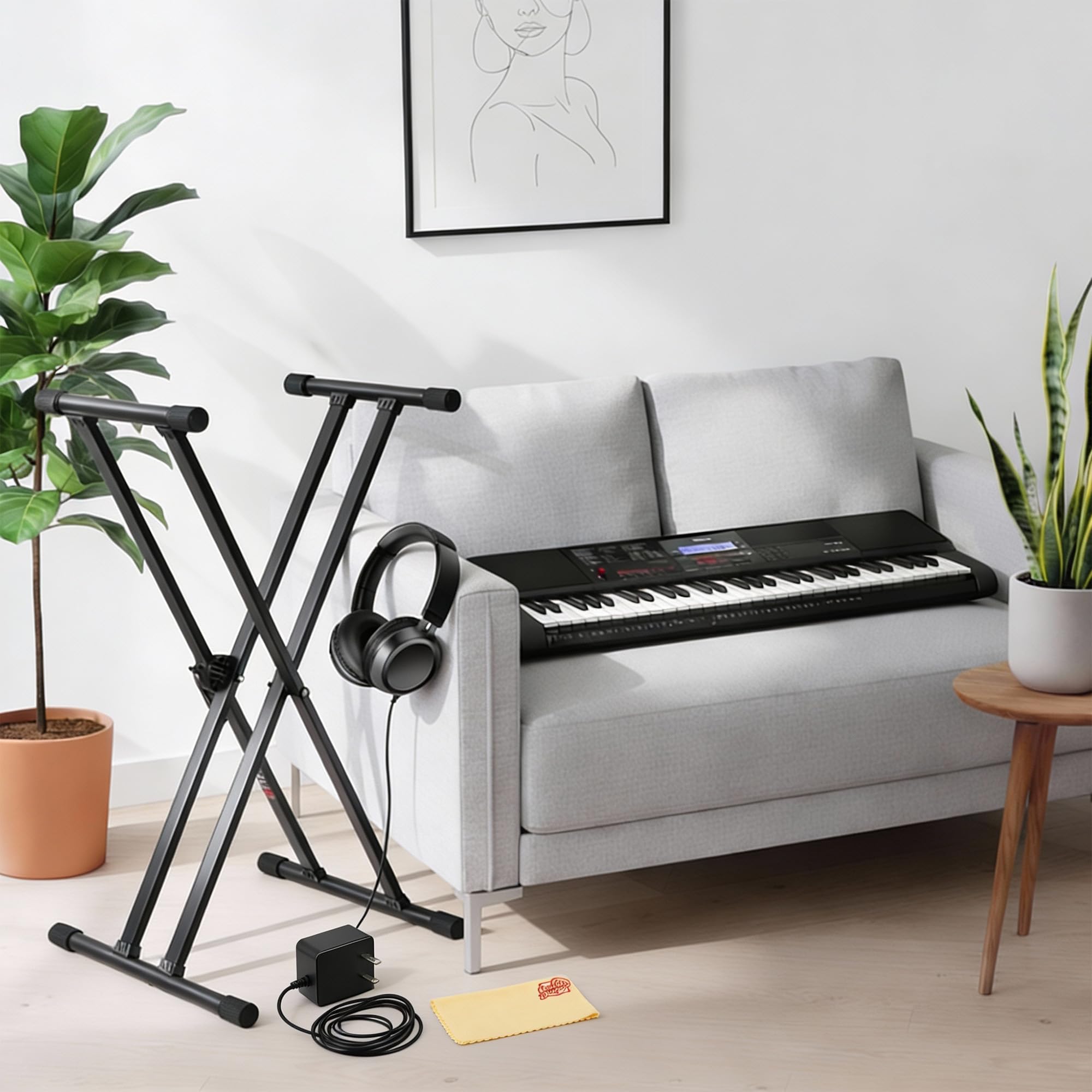 CASIO CT-X700 ピアノキーボード + スタンド セット 定価25000円〜 Amazon.com: Casio CT-X700 PPK Premium Keyboard Pack with Power