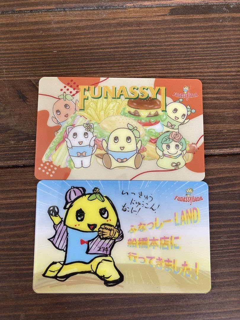 ふなっしー　梨友カード　長船　4枚セット ふなっしーLAND in 船橋東武期間限定ストアで配布される「梨友