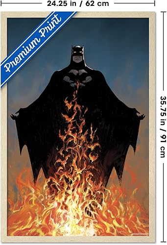 Miniatura 59 de Trends International DC Comics Batman - Póster de pared de fuego Versión con marco dorado