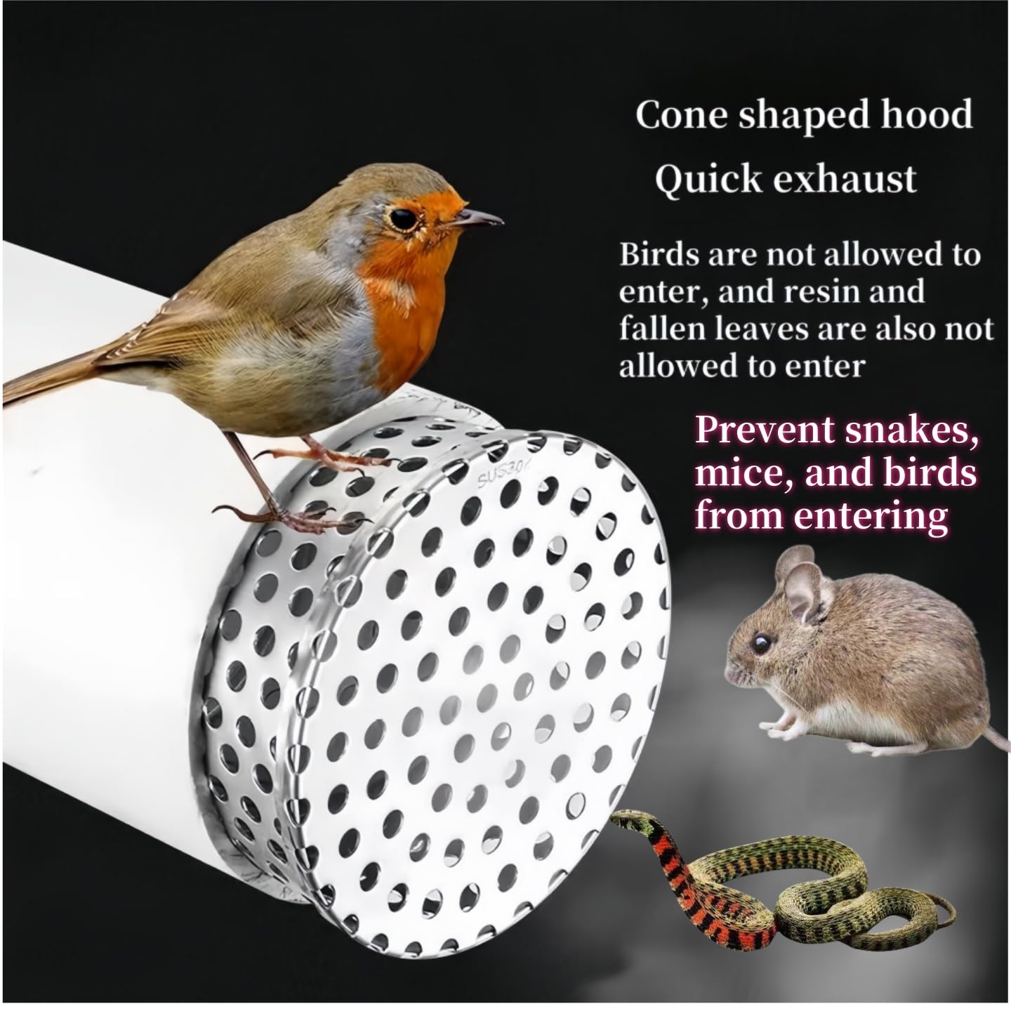 Gutter Downsport Guards -Stainless Steel Filter - Image 4