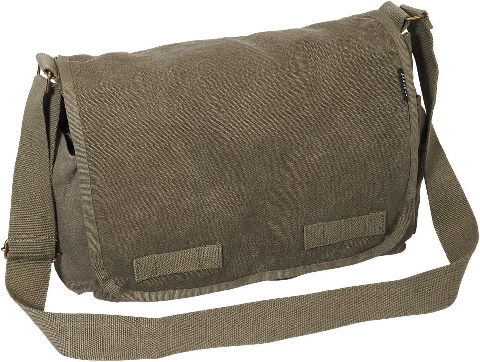 everest large cotton messenger bag