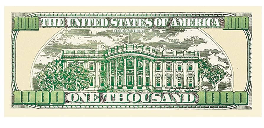 Amazon | 紙幣50枚パック - $1,000.00 1,000ドルカジノ