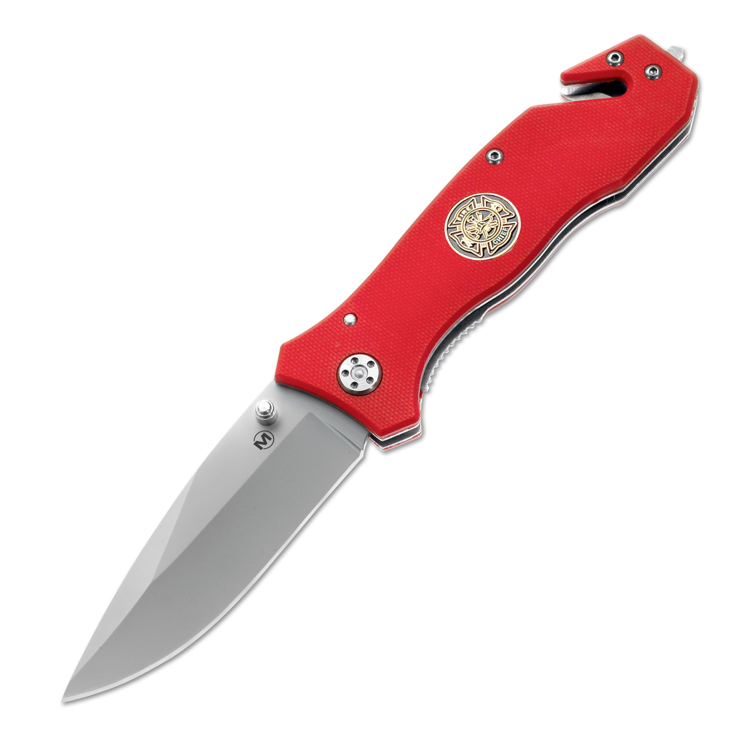 Couteau de Pompier Lame Pliante - Magnum - Couteau - Aluminium, Acier Inoxydable, G10