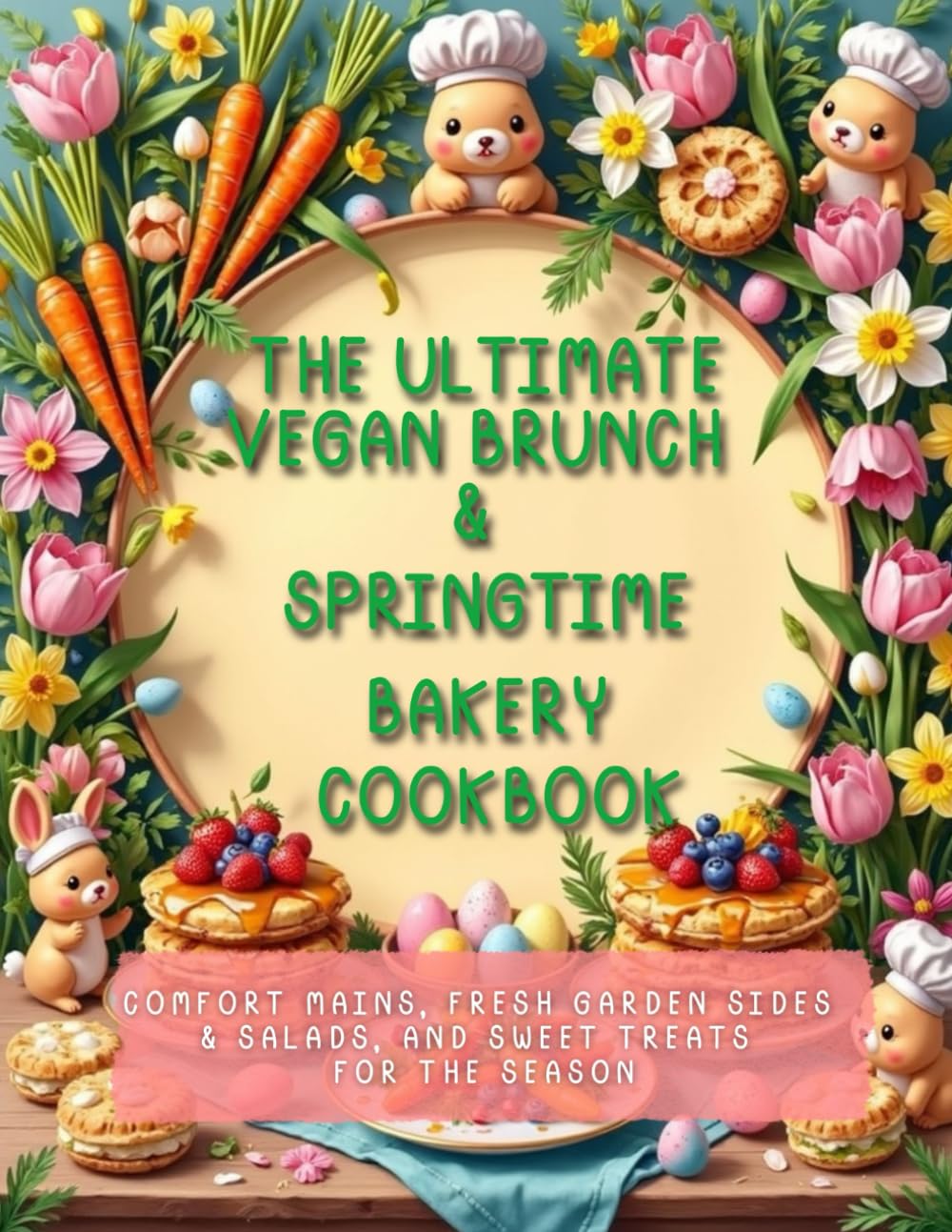 The Ultimate Vegan Brunch & Springtime Bakery Cookbook: Comfort Mains, Fresh Garden Sides & Salads, and Sweet Treats for The Season