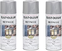 Vista 32 de Rust-Oleum 313142-6PK Stops Rust - Pintura antioxidante metálica en espray, 11 onzas, color bronce champán, paquete de 6