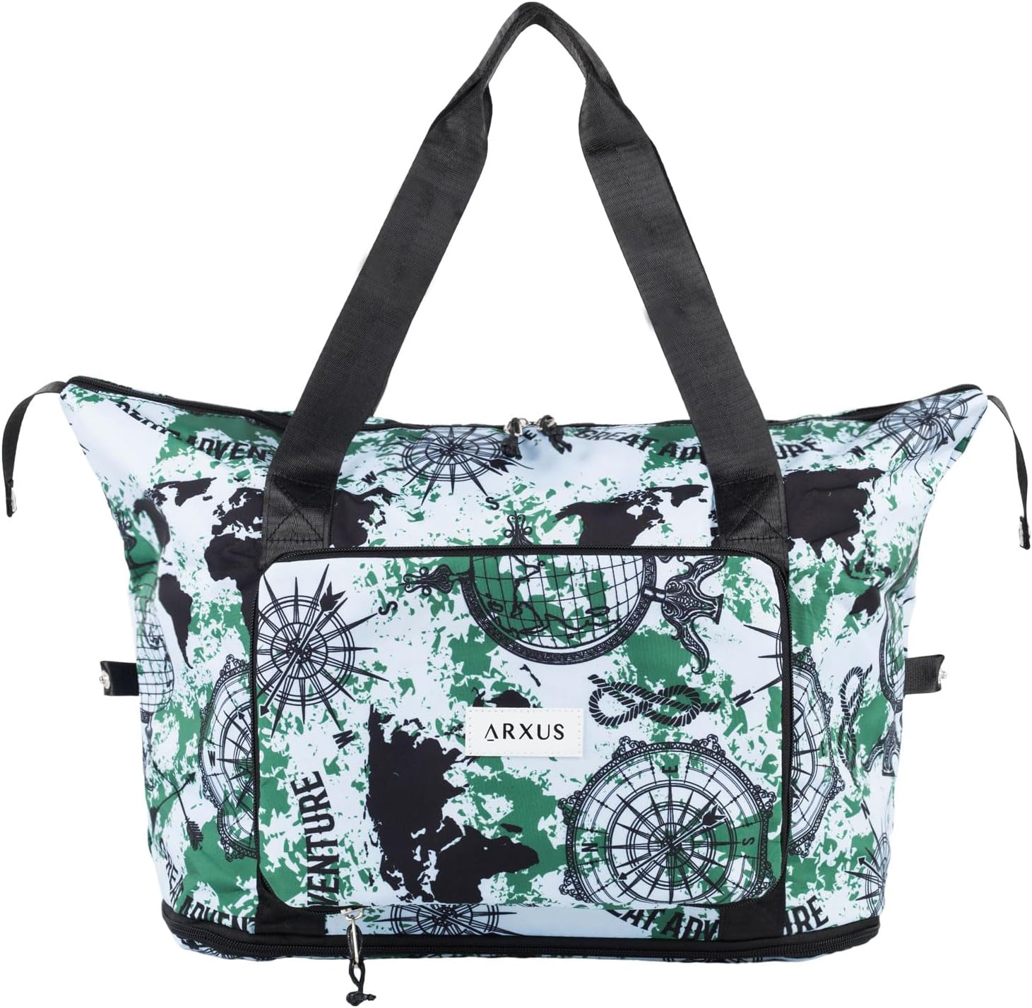 Arxus Large Folding Travel Duffle Bag, Expand Carry On