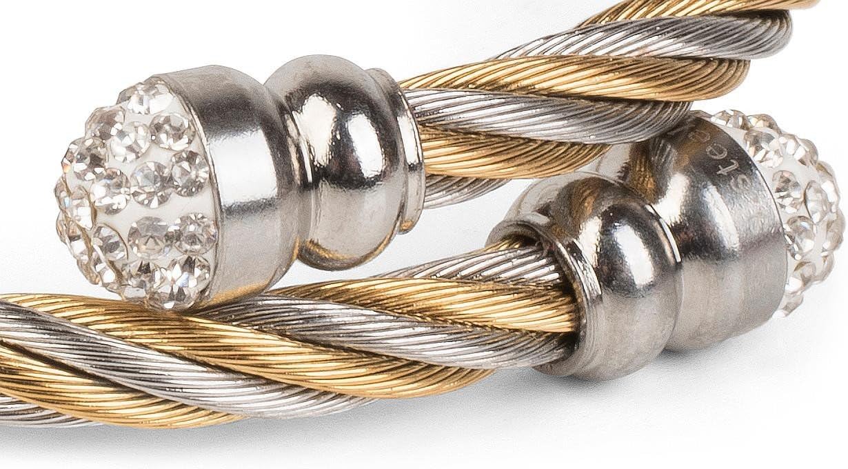 Grossista Bracciale In Acciaio Inossidabile Da Donna Con Strass In Zirconio Melissa 3662904125806