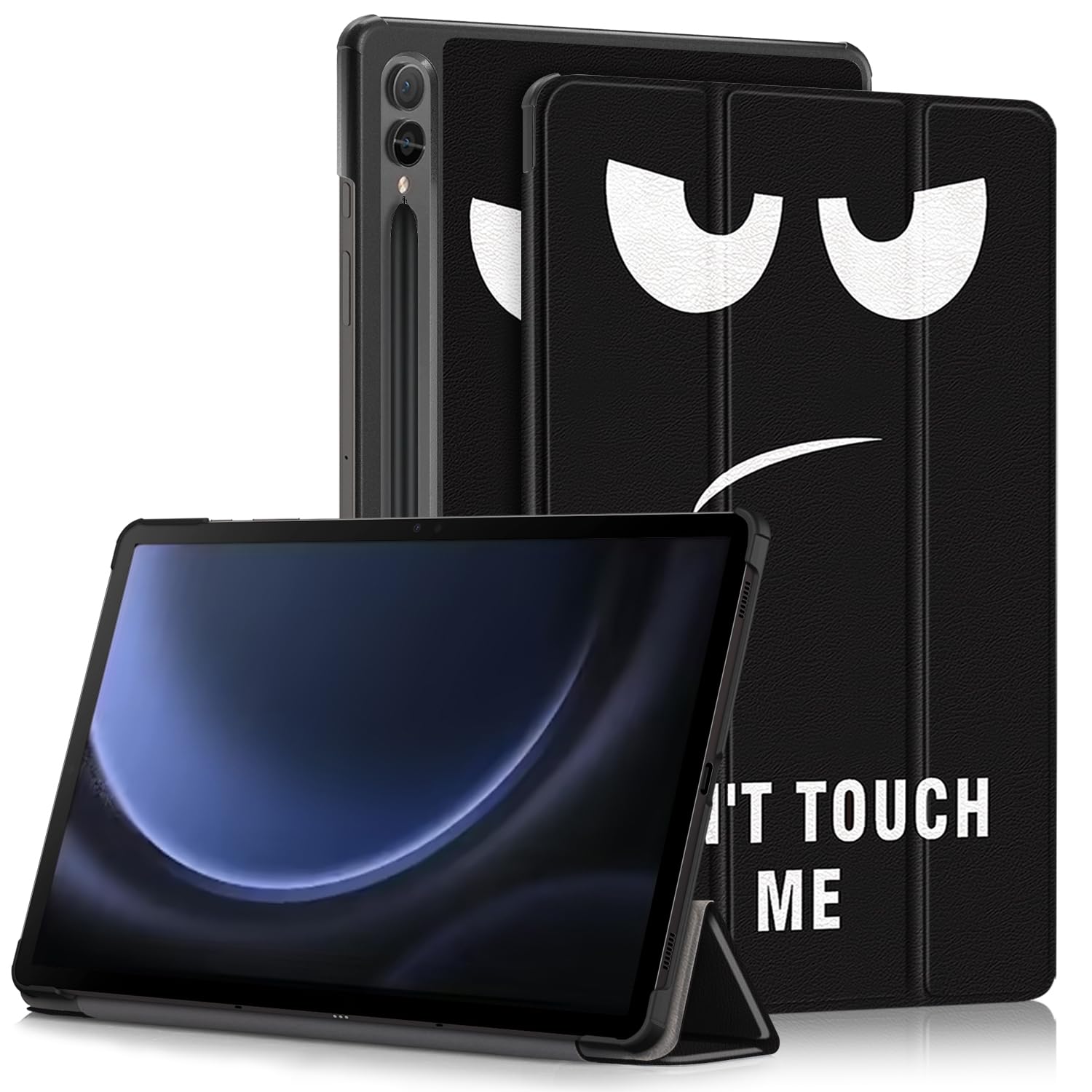 Case for Samsung Galaxy Tab S9 FE+/Tab S9 FE Plus/Tab S9 Plus 12.4 Inch SM-X610/X616 X810/X816B/X818U Tablet, Slim Protective Case with Auto Sleep/Wake, Don't Touch