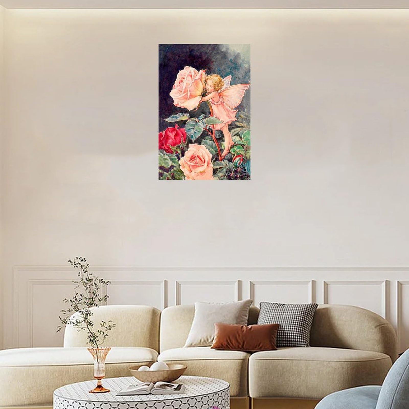 Amazon.com: WSXCWQ Illustrator Cicely Mary Barker Flower Fairy Art