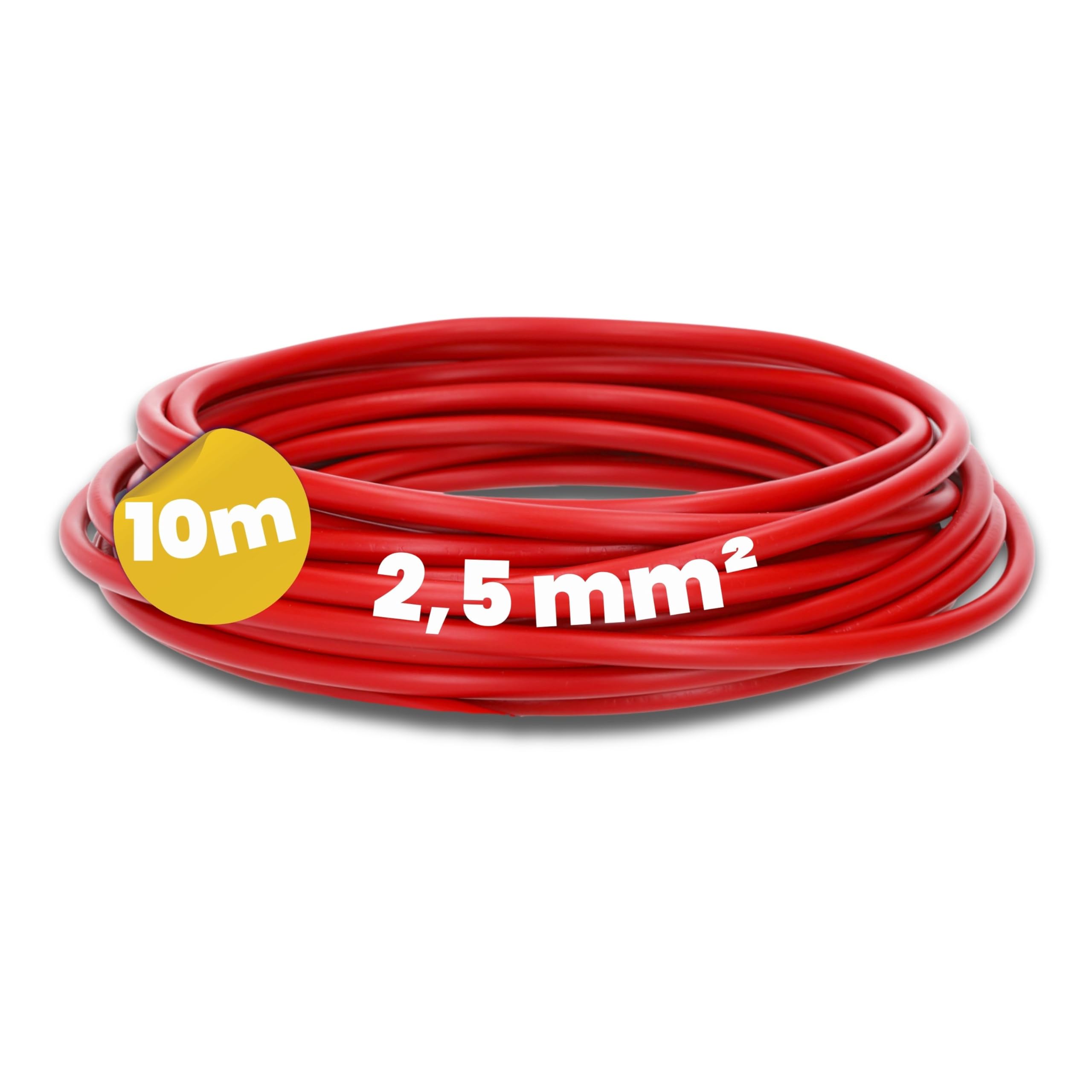 CusoTec Verdrahtungsleitung Set 6mm² 5m/2m/2m Einzelader Aderleitung