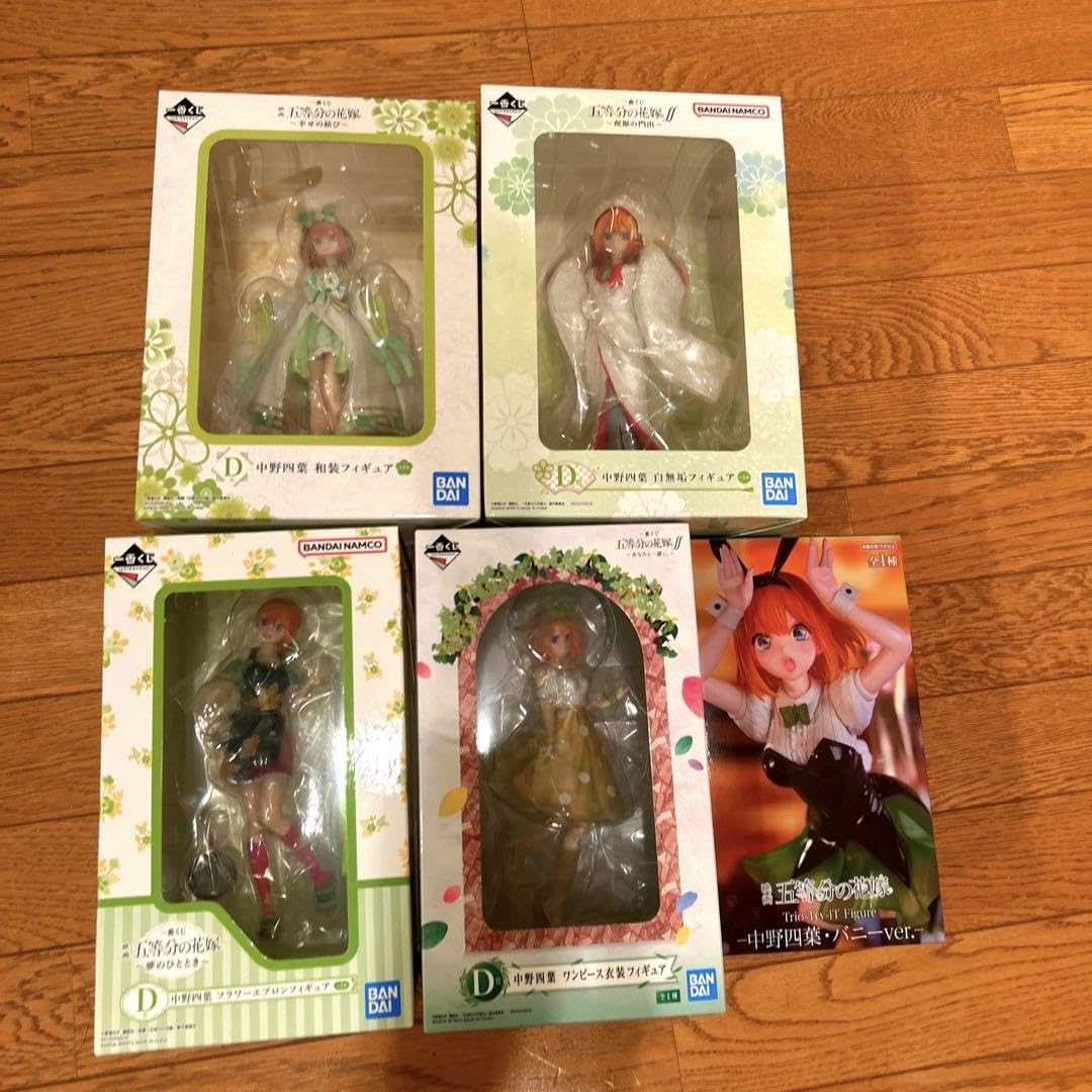 五等分の花嫁中野四葉フィギュア5点セット