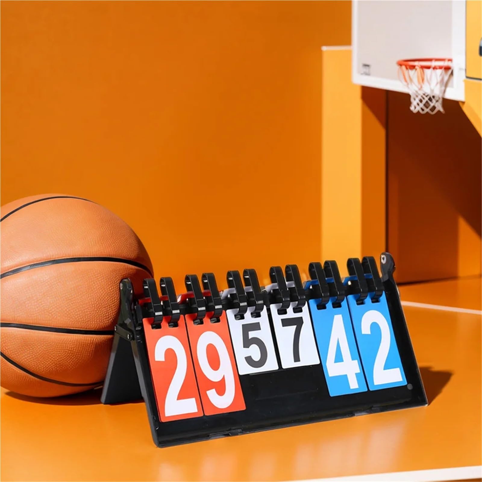 2PCS Tabletops Scoring Board Tragbare Scoreboard Flipper MultiSports Score Flip Leicht Keepers für Tischtennis, Badminton