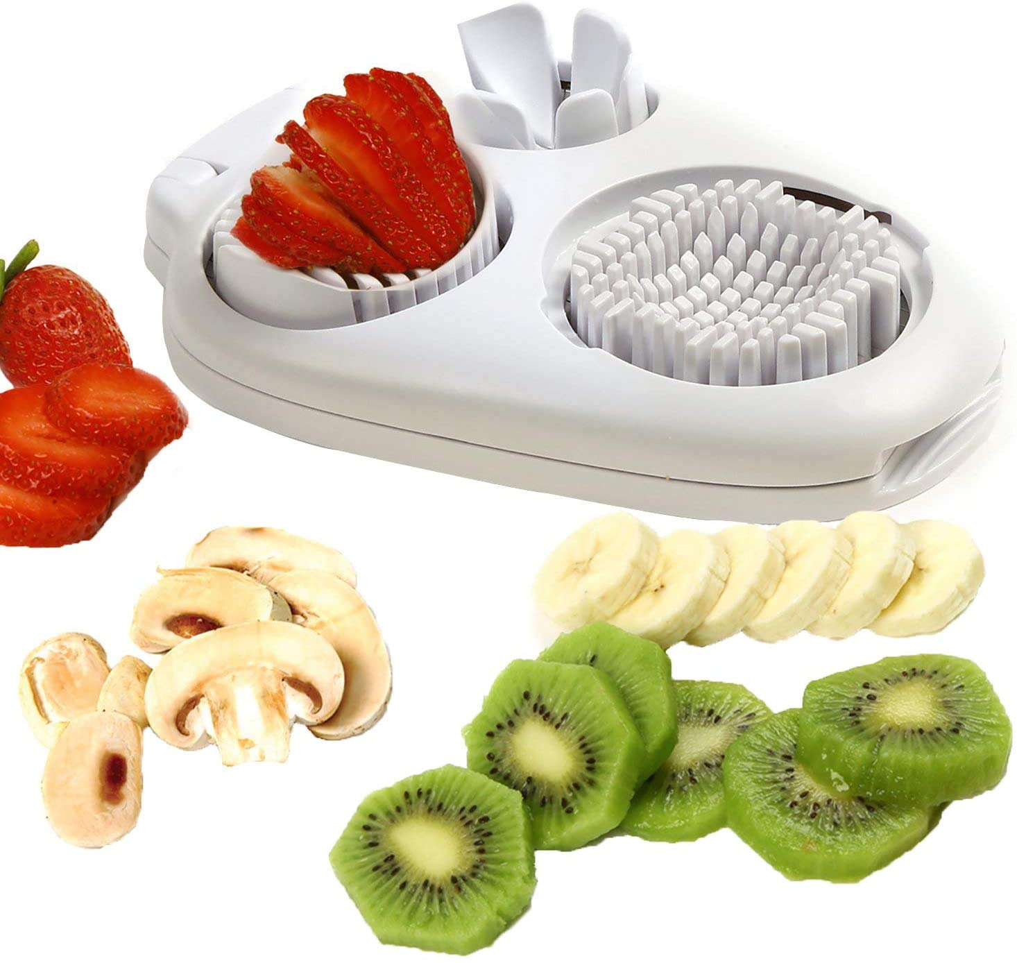 Cortador de huevos 3 en 1 de acero inoxidable ProLeo, Abridor Huevos Cocidos, Utensilio de Cocina