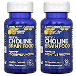 Acetylcholine Brain Food - Acetyl L-Carnitine & Alpha GPC Supplement - Supports Production of Acetylcholine - Neurotransmitter Supplement for Cognitive Function - 120 Capsules
