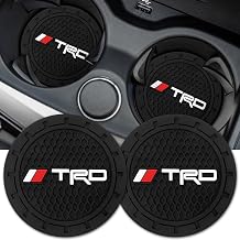 Car Cup Holder Coaster for Toyota TRD Sequoia Tundra 4Runner Cupholder Coaster Interior Accessories 2.75in 2Pack