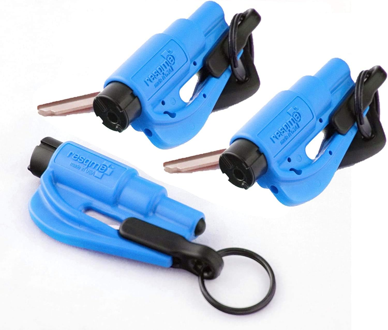 Res-Q-Me Keychain Escape Tool- BLUE (3 pack)