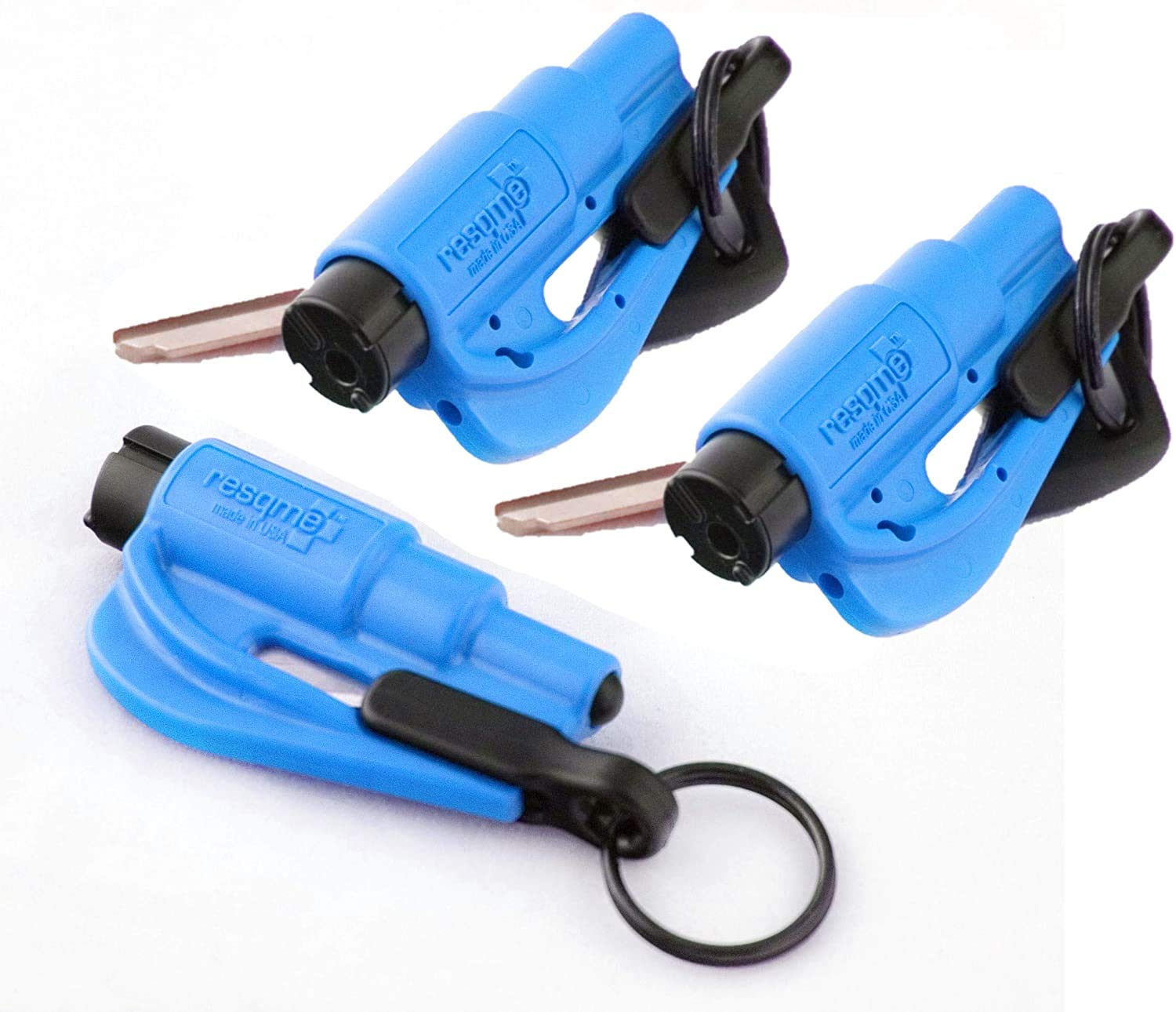 Res-Q-Me Keychain Escape Tool- BLUE (3 pack)