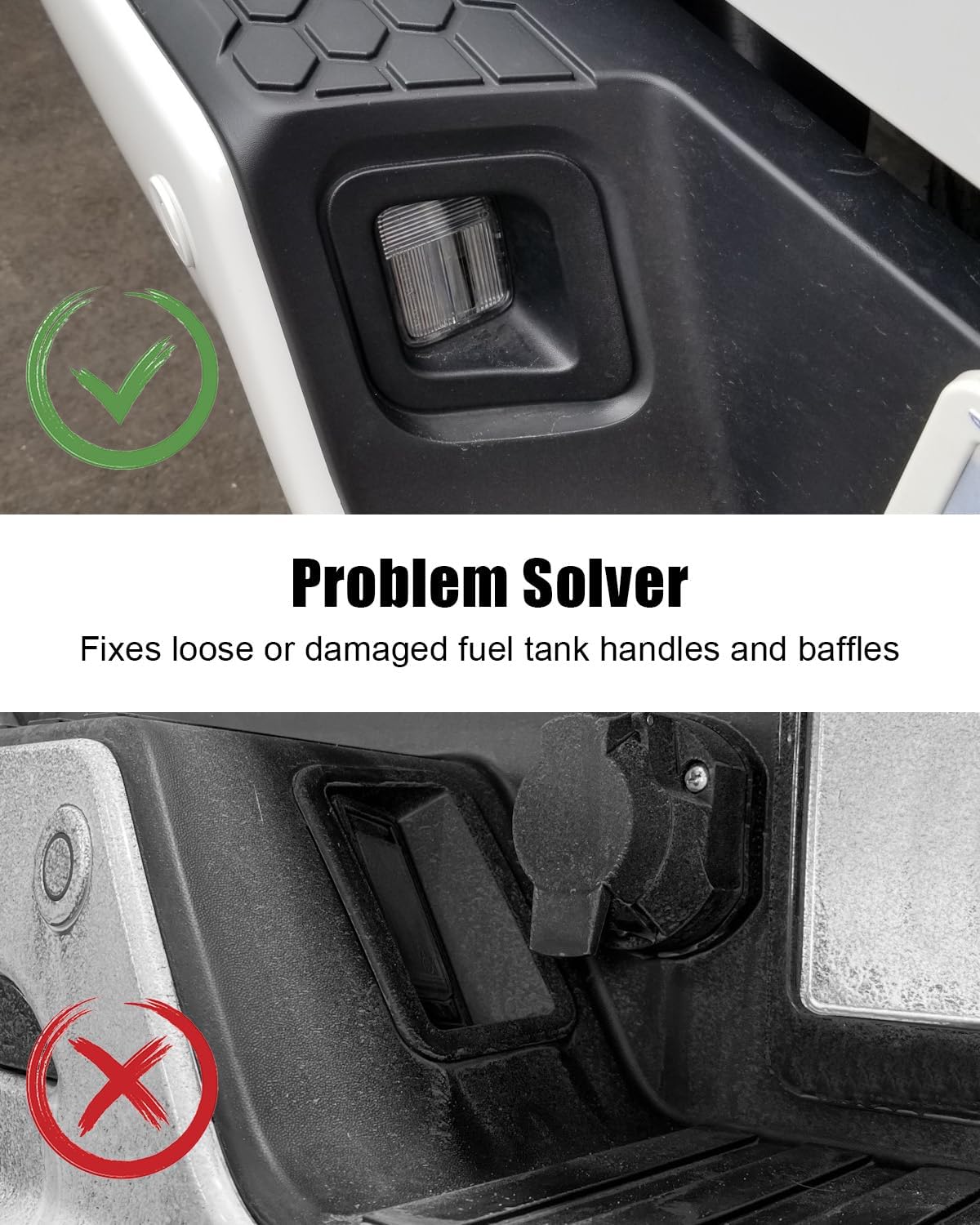 32 Pcs Chassis Fuel Tank Fairing Handle Kit Fit for Volvo VNL 2018-2025, Fairing Handle Rebuild Kit Replaces 82757805 82757807 82757796 82757798 20727161 20727160 20745991 20745994 990929