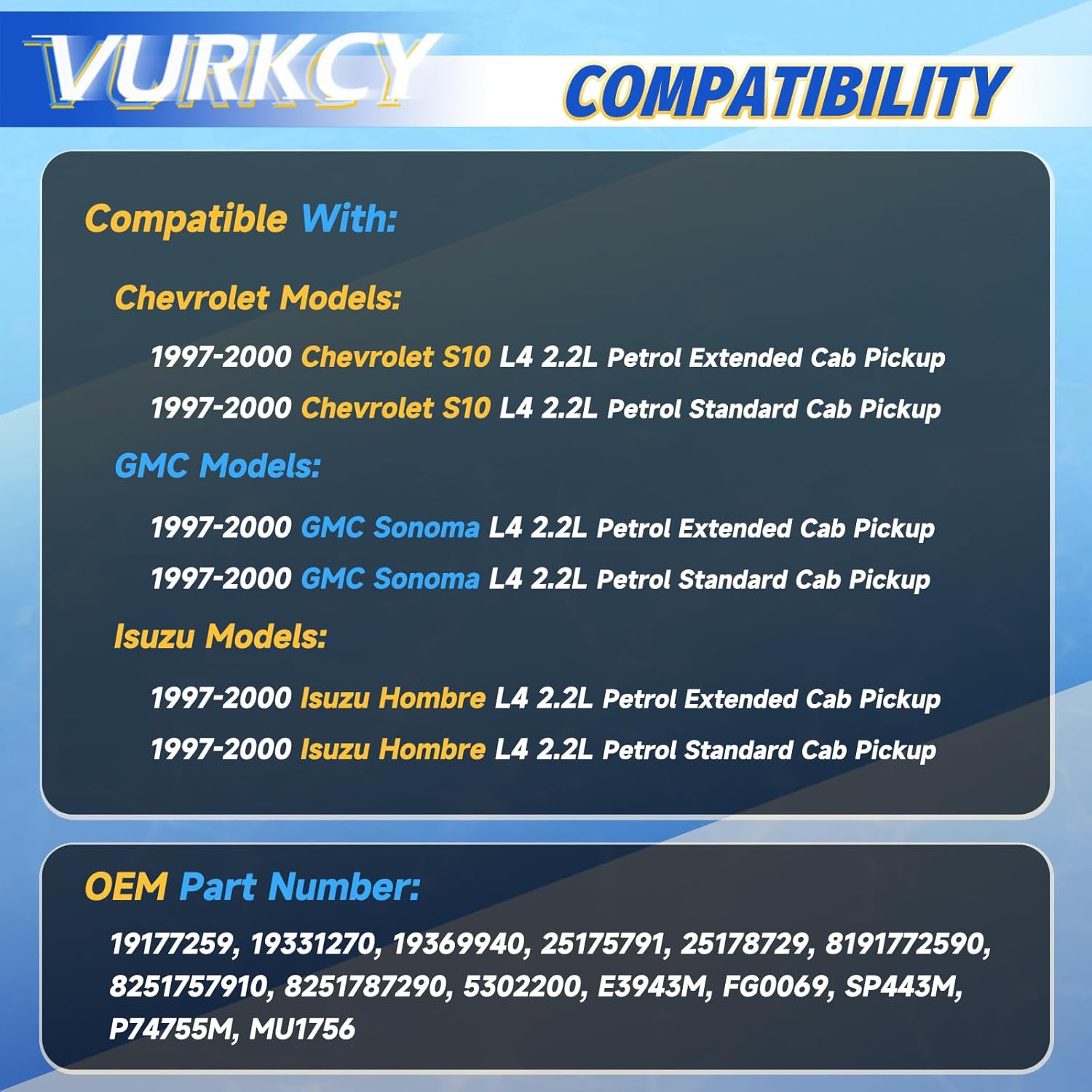 Electric Fuel Pump Module Assembly with Pressure Sensor Compatible with 1997 1998 1999 2000 Chevrolet S10 & GMC Sonoma & Isuzu Hombre, L4 2.2L, Replace 19177259, 19331270 - Image 3