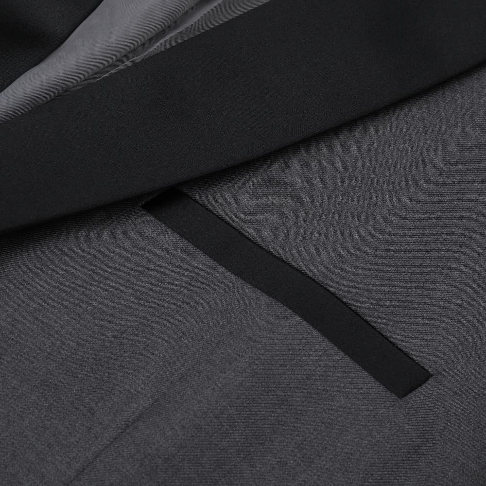 YOUTHUP Abito Uomo Slim Fit 3 Pezzi Abiti da Sposa Elegante Cerimonia Shawl Lapel Smoking Blazer Pantaloni Panciotto