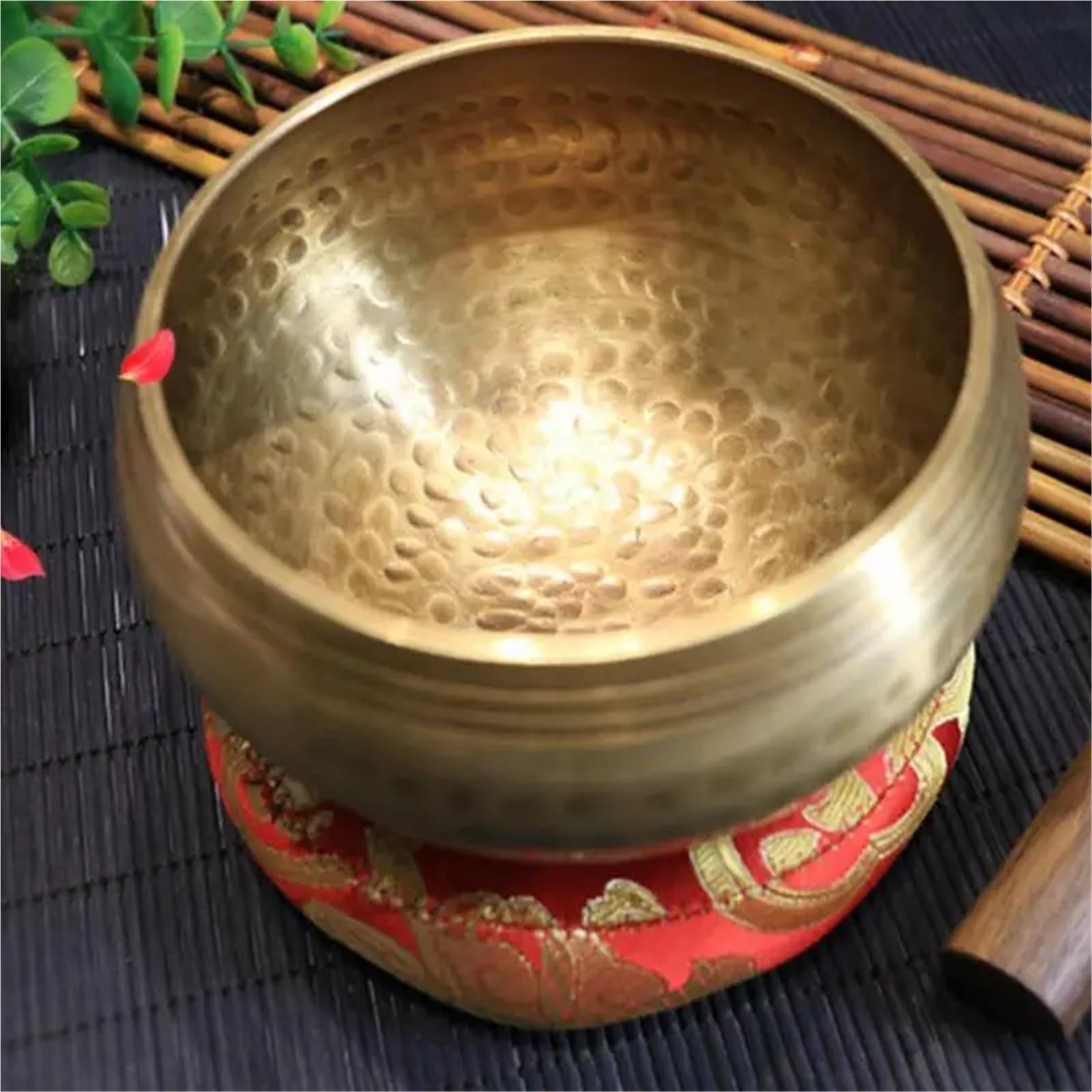 Set di campane tibetane Ciotola tibetana for meditazione, ciotola fatta a mano, musica, yoga, terapia del suono in rame