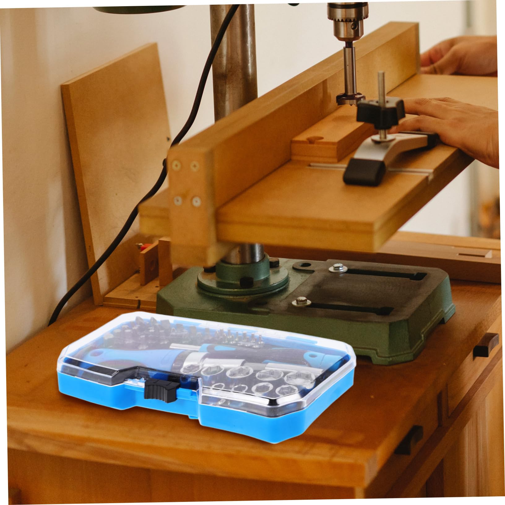 VILLCASE Set Cacciavite a Cricchetto con 44 Pezzi, Punte e Bussole in Acciaio al Cromo Vanadio, per Riparazioni Domestiche ed Elettroniche
