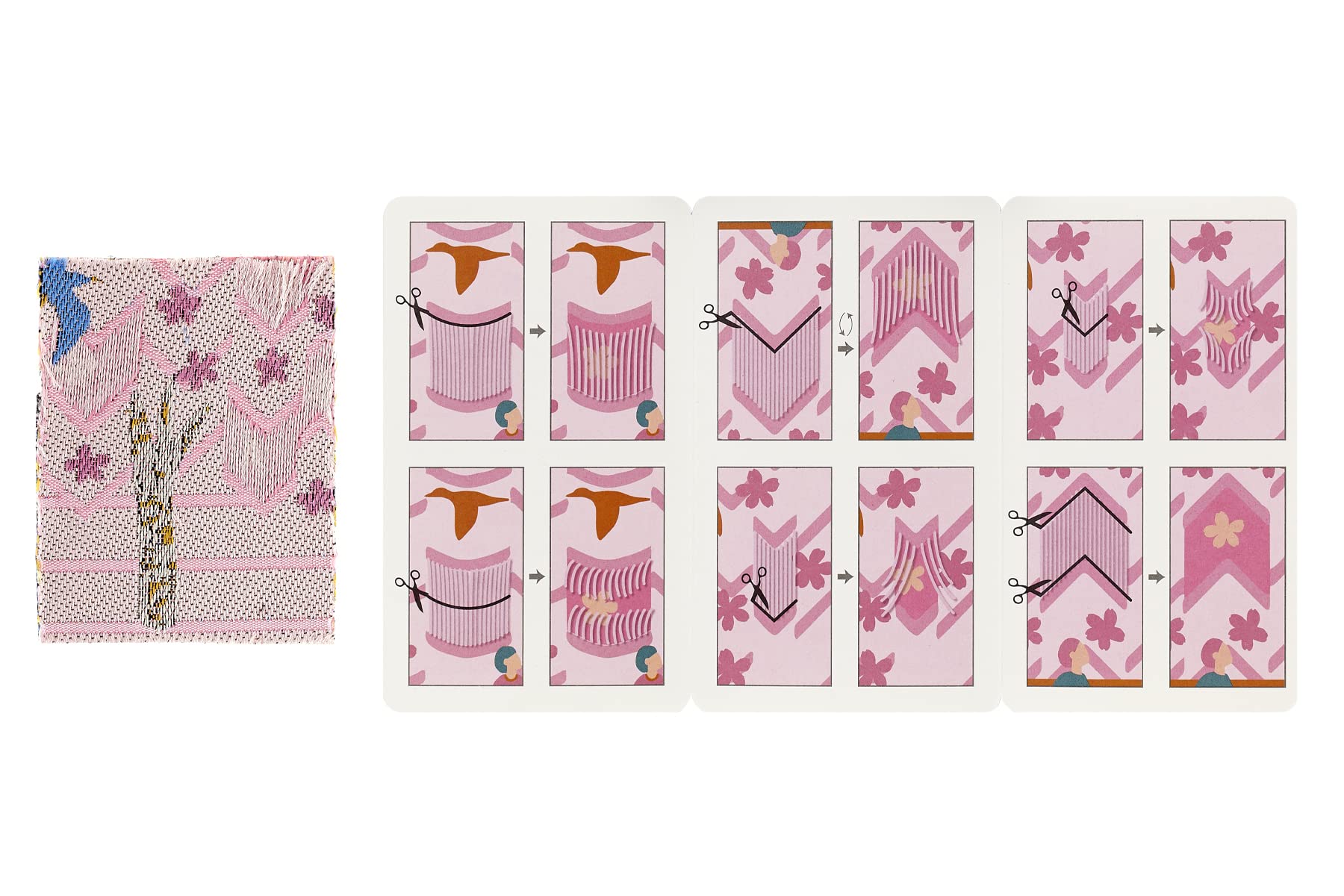 Moleskine Scatola da Collezione Sakura, Set con Taccuino in Edizione Limitata, Taccuino Sakura, Copertina Rigida in Tessuto, Dimensioni Large 13 x 21 cm, Colore Rosa Scuro