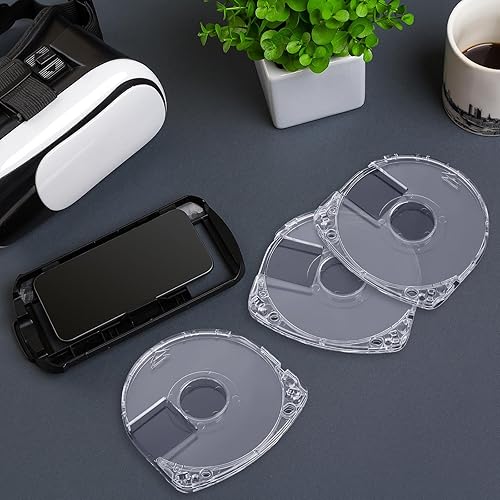 Miniatura 5 de 10 fundas de DVD y CD compatibles con UMD carcasa de repuesto de 0.197 in transparente para disco de juego, carcasa de disco compatible con PSP 1000