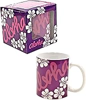 Vista 1 de Taza de café hawaiana Aloha Heart