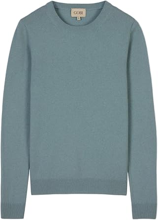 سترة GOBI Essential Cashmere ذات الرقبة الدائرية