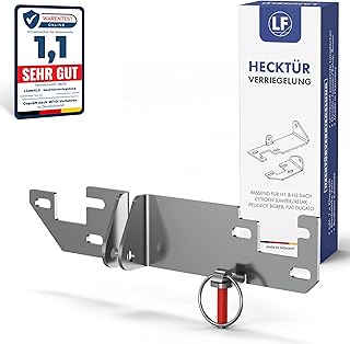 LAINFELD Rear Door Lock | Rear Door Burglary Protection H1/H2 Roof for e.g. Fiat Ducato, Citroen Jumper | Accessories Camping Motorhome | Door Lock