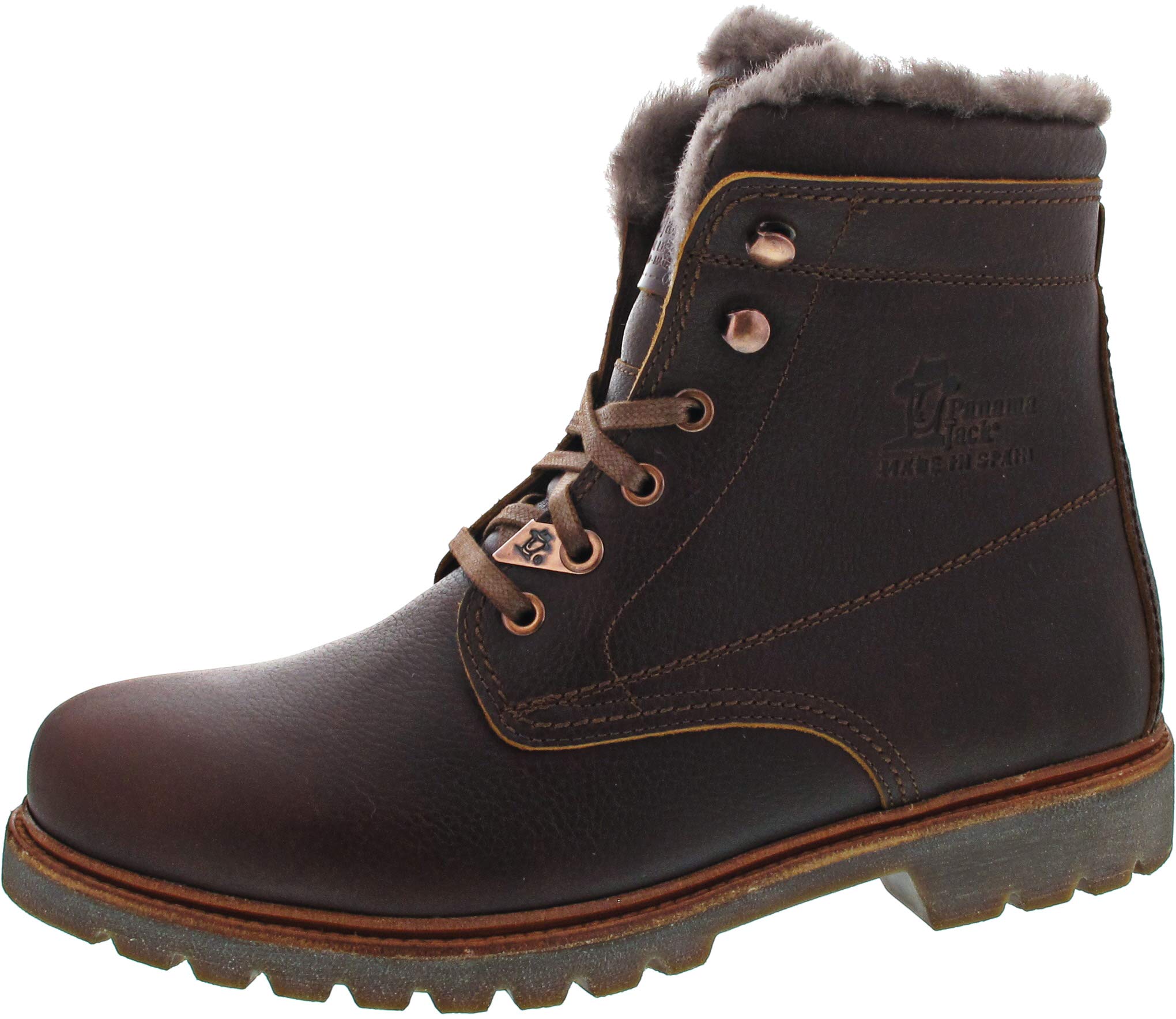 Panama Jack Panama 03 Damen Kalt gefüttert Classics Kurzschaft Stiefel & Stiefeletten | Winterstiefel, Braun, Schnürung, Herren, Schuhe