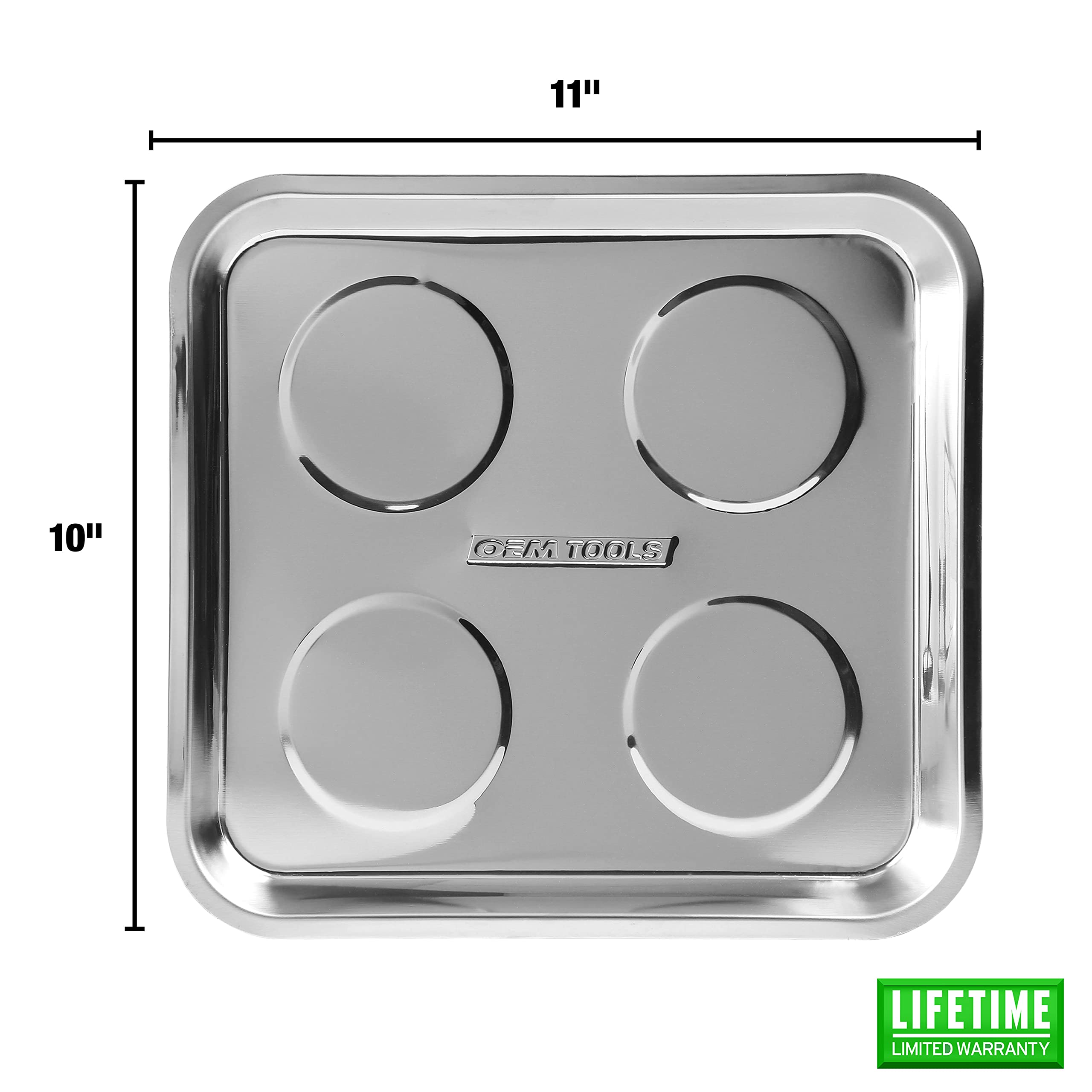 oemtools 25119 10 x 11 pulgadas Bandeja cuadrada para magnético