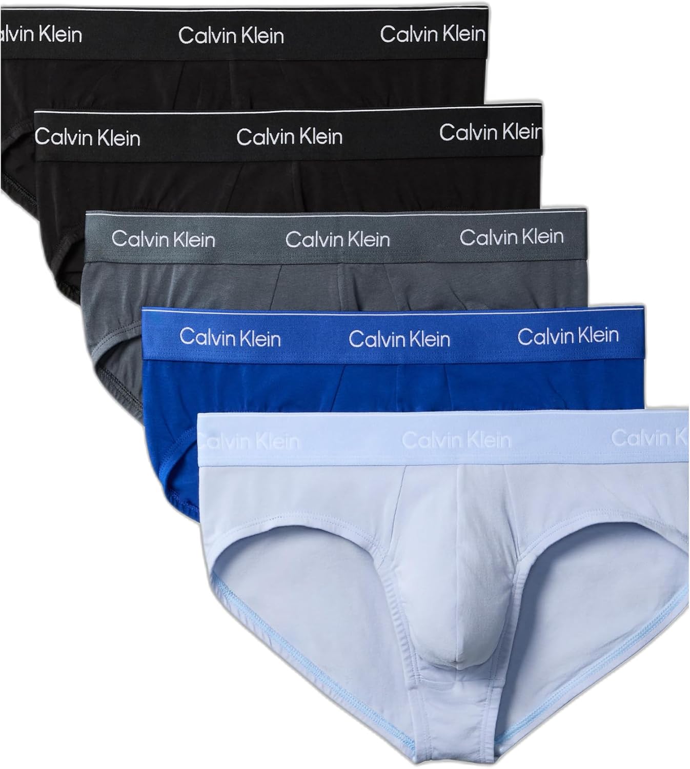 Calvin Klein Men's Icon Cotton Stretch 5-pack Hip Brief