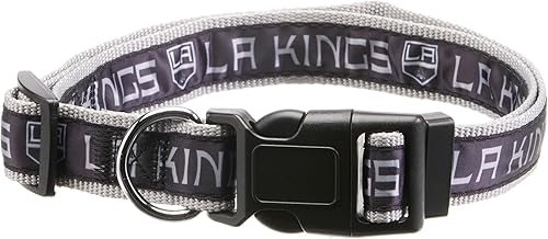 Miniatura 181 de Pets First Collar NHL para perros y gatos. Ajustable, lindo y elegante. ¡El mejor collar para fanáticos del hockey! Anaheim Ducks