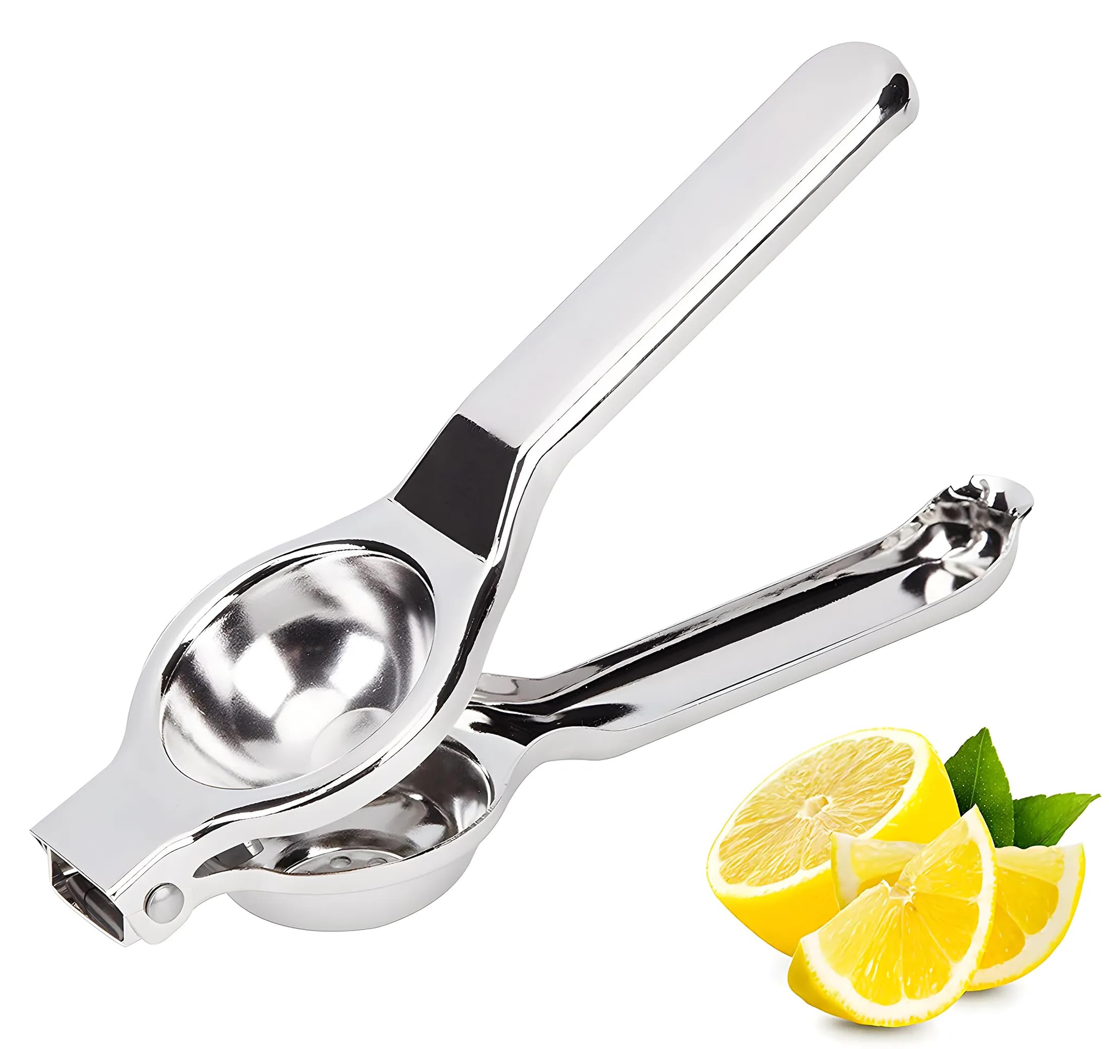 Kuber Industries Super Stainless Steel Lemon Squeezer with Attached Bottle Opener (Silver)-KUBMART11435, Standard (B08R1GTN14) Amazon Price History, Amazon Price Tracker