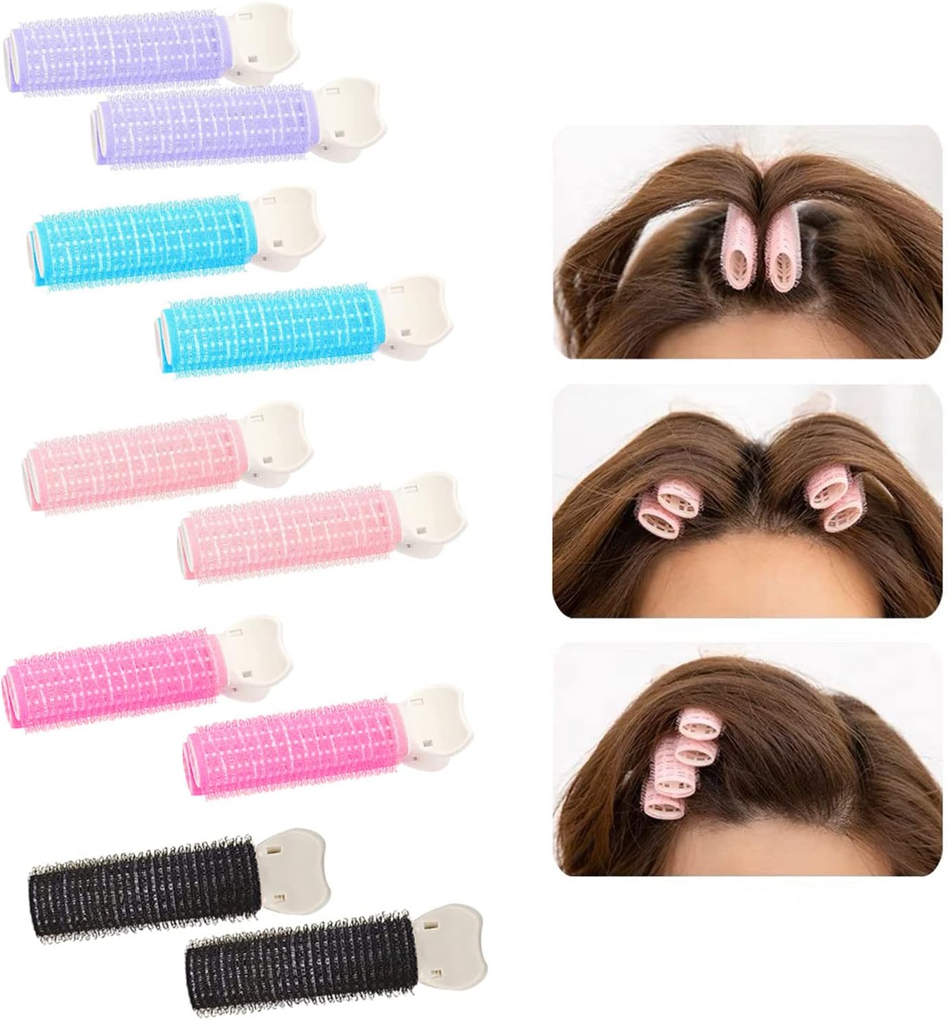 Velcro Hair Clips Volumizing Hair Clips, 10pcs Instant Hair Volumizing