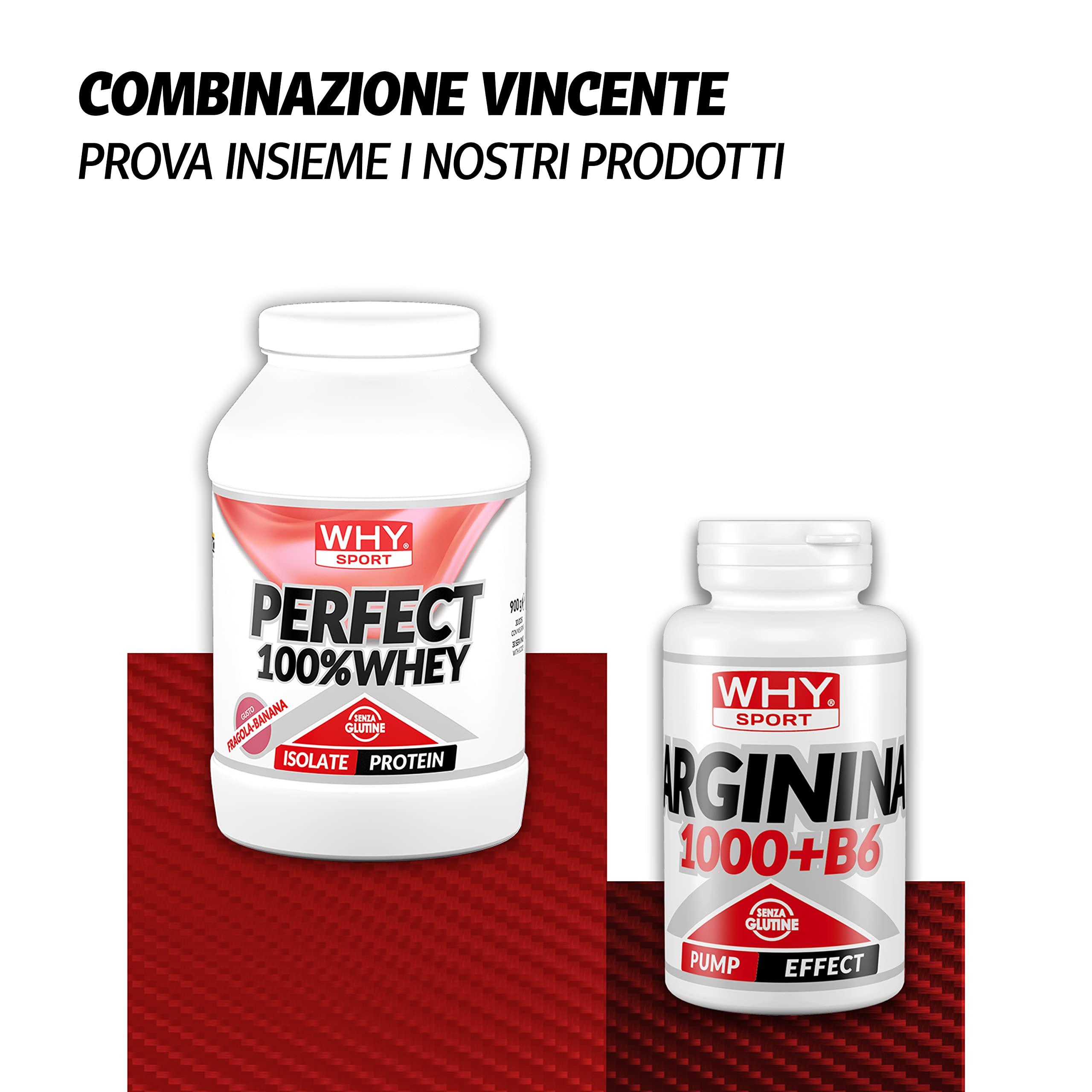 WHY SPORT PERFECT 100% WHEY - Whey Protein - Isoliertes Protein - Proteinpulver mit essentiellen Aminosäuren für Muskelmasse - Erdbeere Banane Geschmack - 900 gr