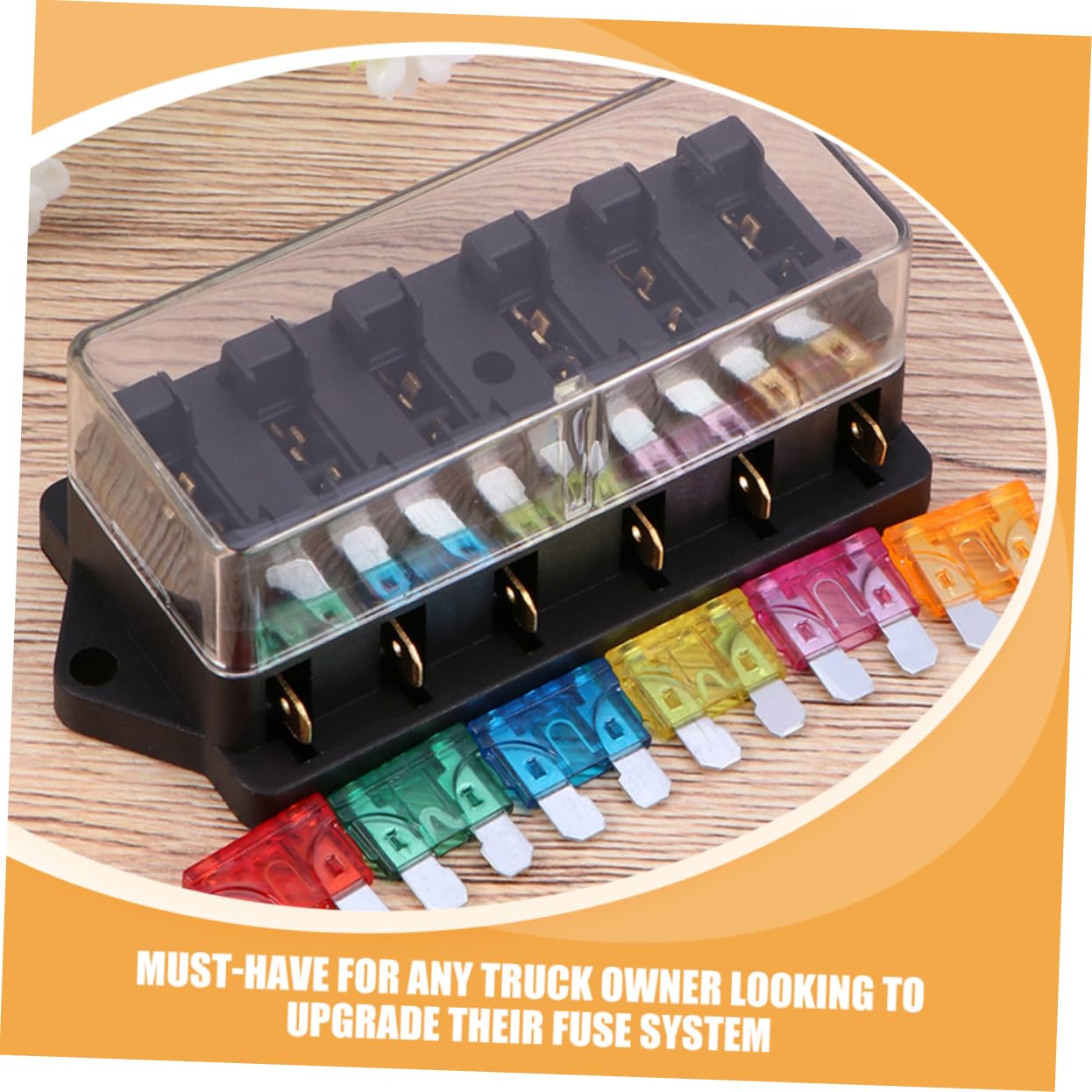 4pcs Compatible Way Automotive Fuse Block Motorcycle Car Motorcycle Car Replacement Fuse Box