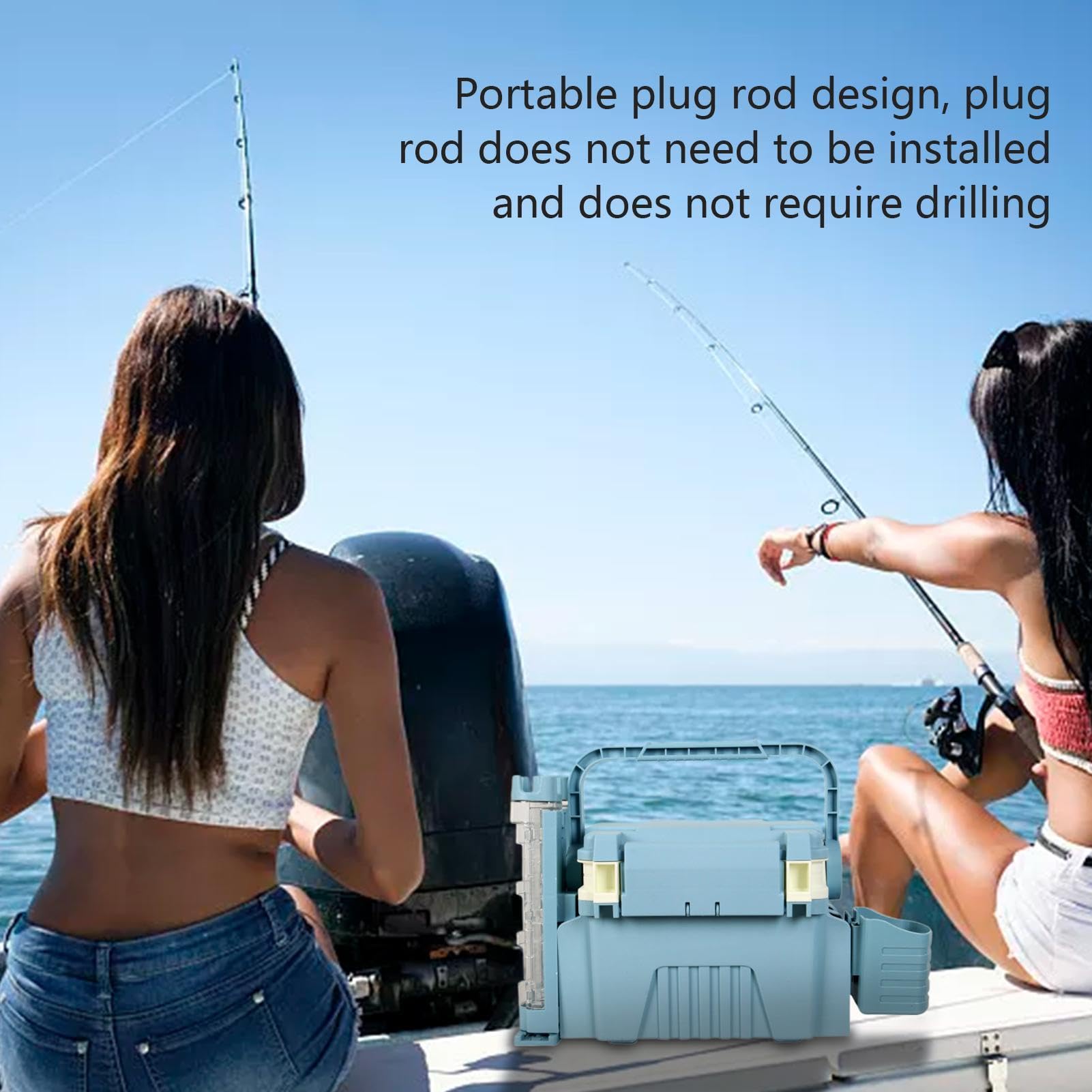 Grande Cassetta Per Attrezzi Da Pesca Ampio Contenitore Per Attrezzi Da | Contenitore Multifunzione Per Principianti Ed Appassionati