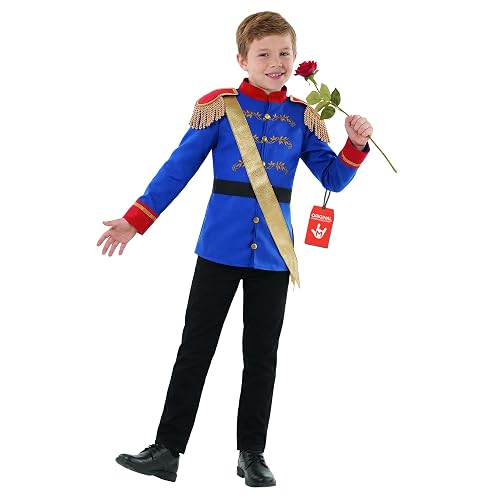 Morph Disfraz Príncipe Azul Niño, Disfraces Cuentos Infantiles, Traje Príncipe para Carnaval y Halloween