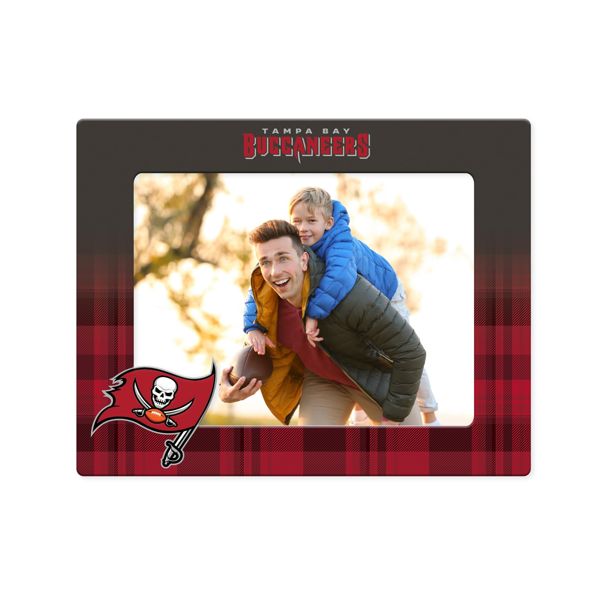 Rico Industries Carolina Panthers Nfl Football Acrylic Frame Shape Cut To Fit 5X7 Photo W Easel Or Hang