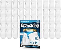 Vista 7 de Aquatic Experts Calcetines con filtro de cordón de 200 micrones, diseño sin anillo para sumideros, acuarios de agua salada y agua dulce, hechos a