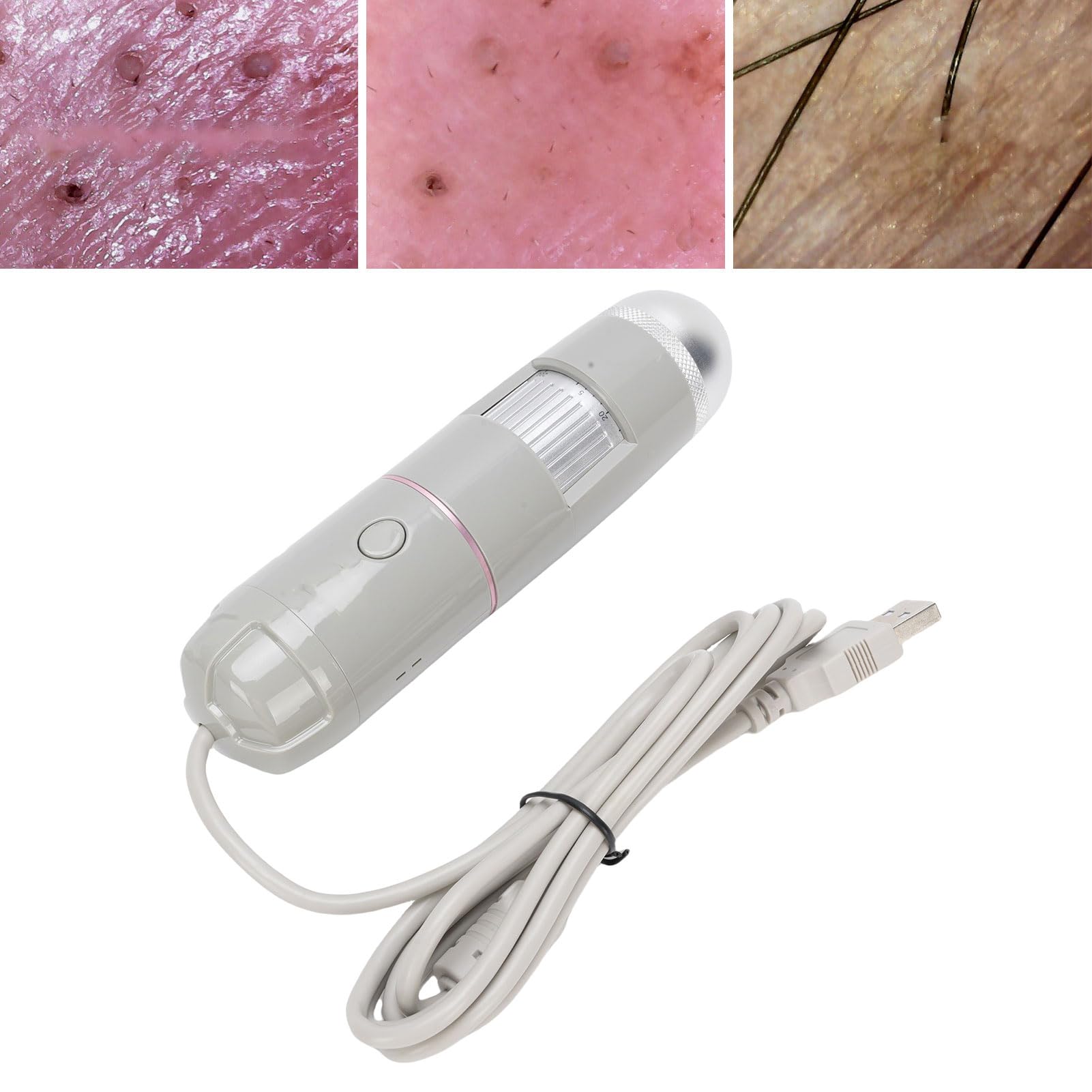 Machine D'analyseur de Test de Détection du Cuir Chevelu Follicule avec une Caméra 2MP 8 Lumières LED pour L'analyse de la Peau Professionnelle Utiliser les Soins Capillaires
