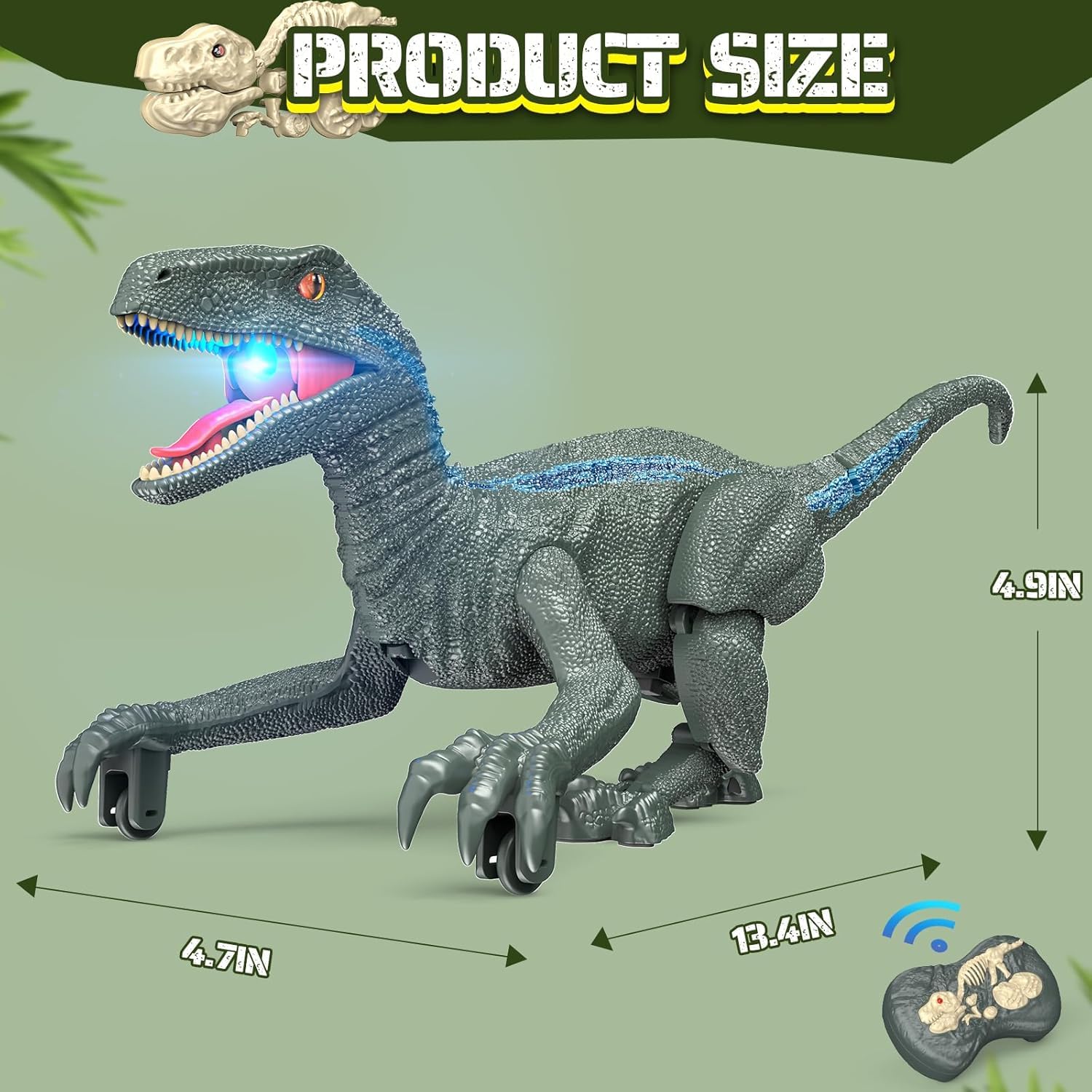 Remote Control Dinosaur Toys for Kids - Realistic! -3 Remote Control Dinosaur Toys for Kids - Realistic! -3