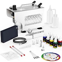Air Brush Kit with Air Compressor, Airbrush Painting Set for Model Painting
