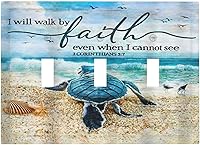 Vista 50 de Farmhouse Coffee Primitive Coffee Bean Kitchen 3 Gang Triple Interruptor de Luz de Palanca Cubierta de Placa de Pared Placa Frontal Eléctrica